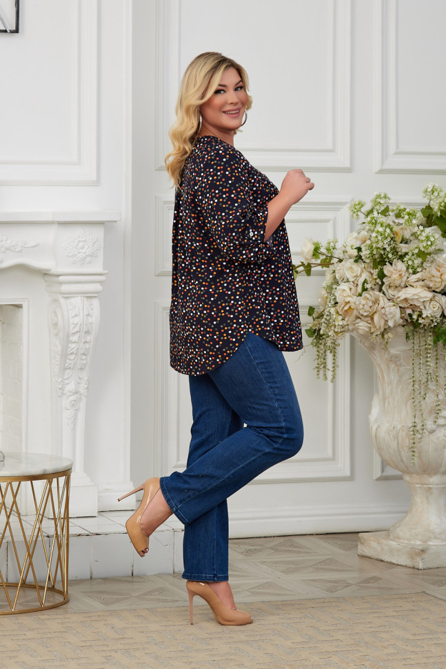 Джинсы 608-956 синий