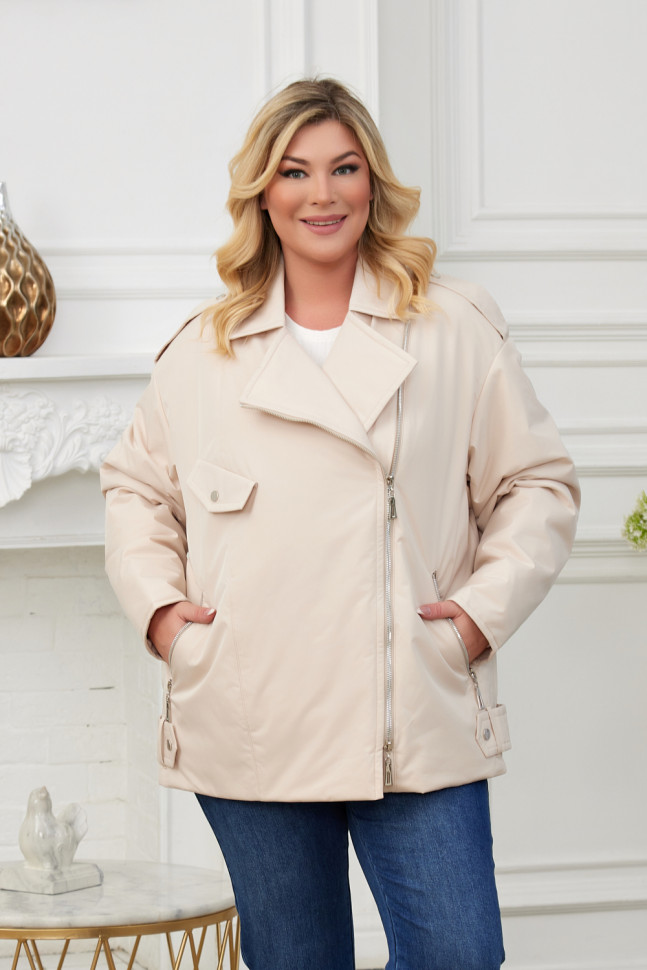 Куртка K-1680V молоко